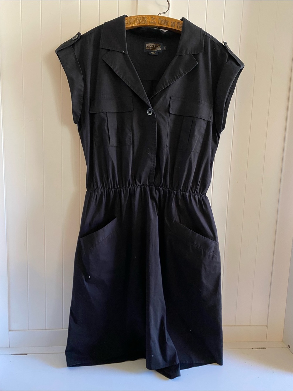Pendleton Classic Black Utility Summer Dress